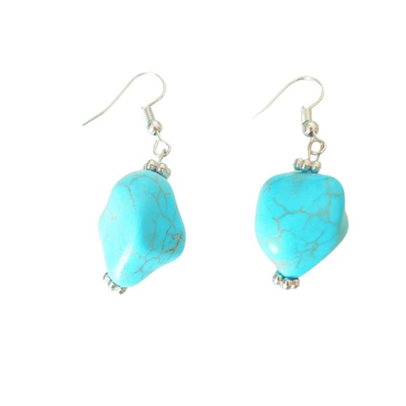 Take me away Turquoise Earrings - Picture 1 of 1